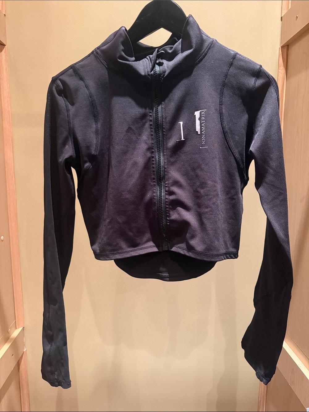 Matix Black Cropped Utility Zip Jacket
